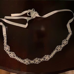 Bridal rhinestone belt